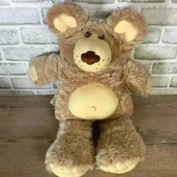 Vintage Xavier Roberts Furskins Dudley Furskin Plush Teddy Bear 1985 Overall - Picture 8 of 11